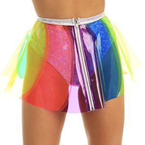 Beach Ball Pinwheel Vinyl Skirt